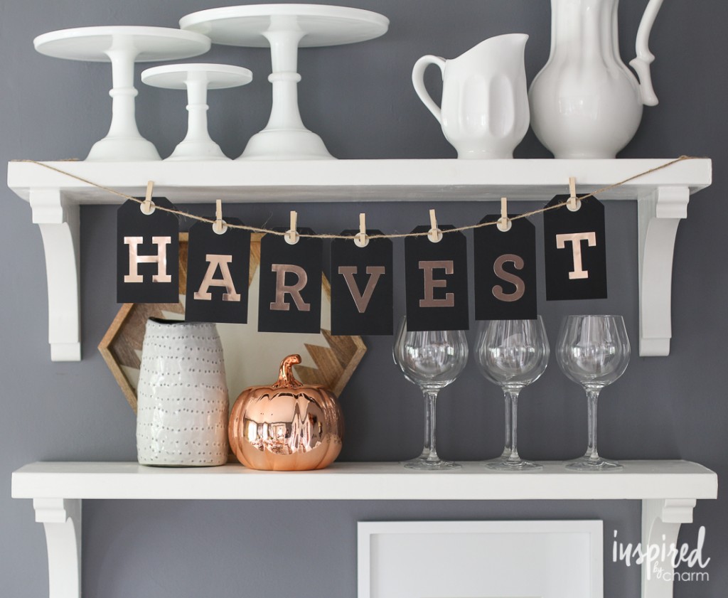 DIY Fall Tag Banners | Fall Decorations