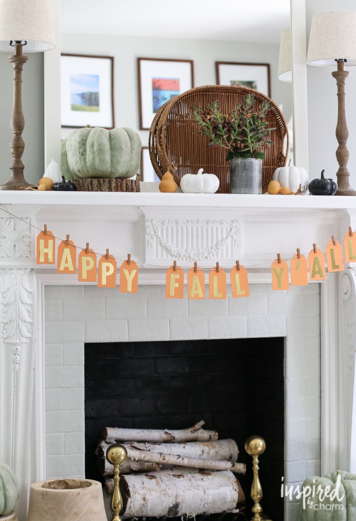 DIY Fall Tag Banners | Fall Decorations