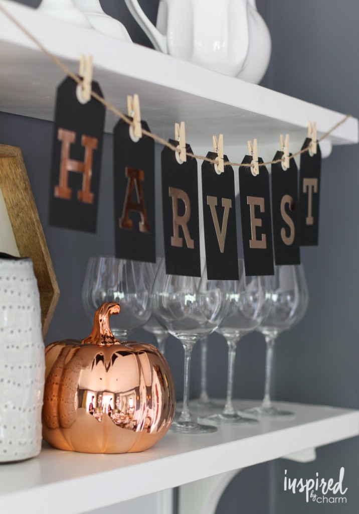DIY Fall Tag Banners | Fall Decorations
