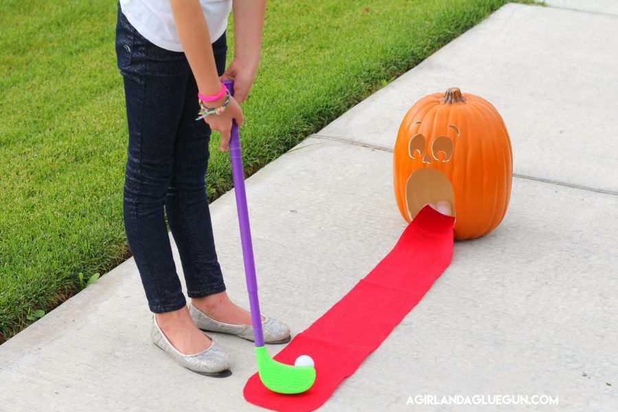 DIY Pumpkin Golf | Halloween Games