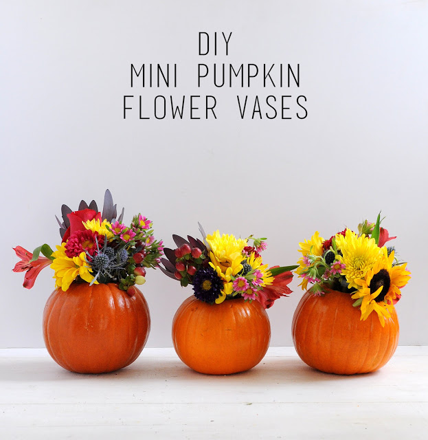 Mini pumpkin vases