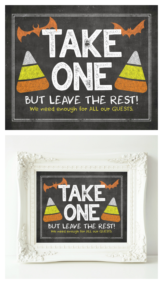 printable candy signs