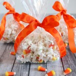 White Chocolate Candy Corn Popcorn