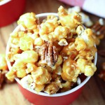 Spicy Pecan Caramel Popcorn