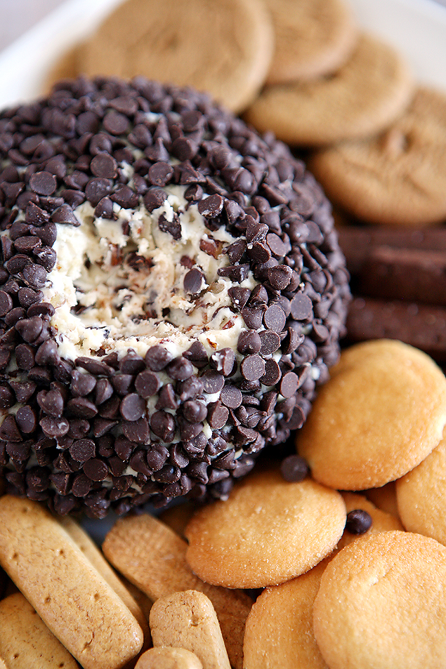 Chocolate Chip Cheese Ball Recipe You'll LOVE Eighteen25