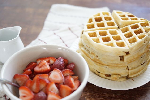 Homemade Waffle Batter Recipe | Breakfast Recipes