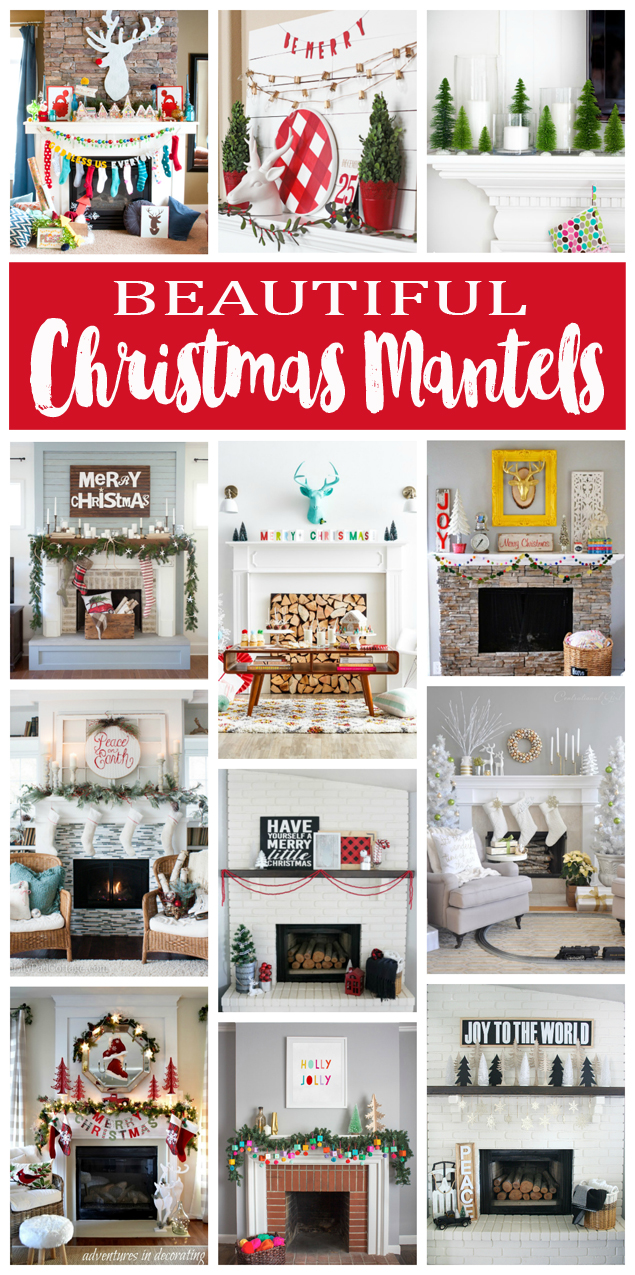 Beautiful Christmas Mantels | Christmas Decorations