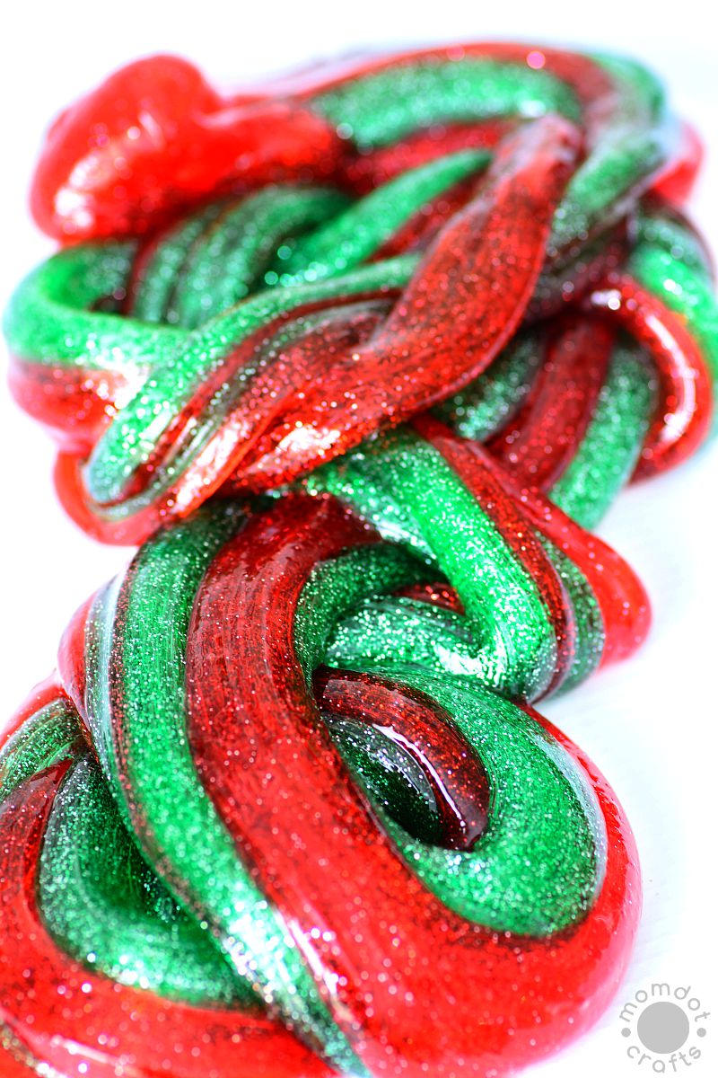 Peppermint Christmas Slime | Christmas Kids Crafts