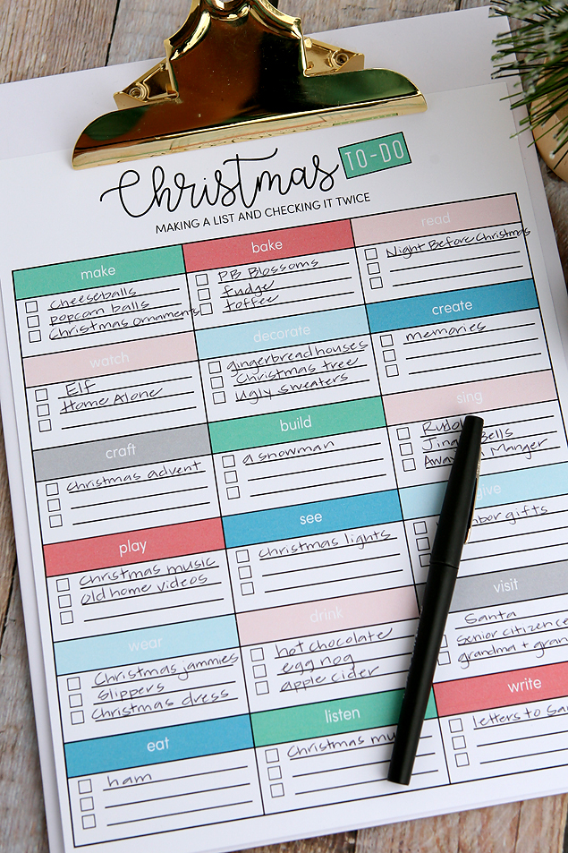 Printable Christmas To Do List | Free Christmas Printables