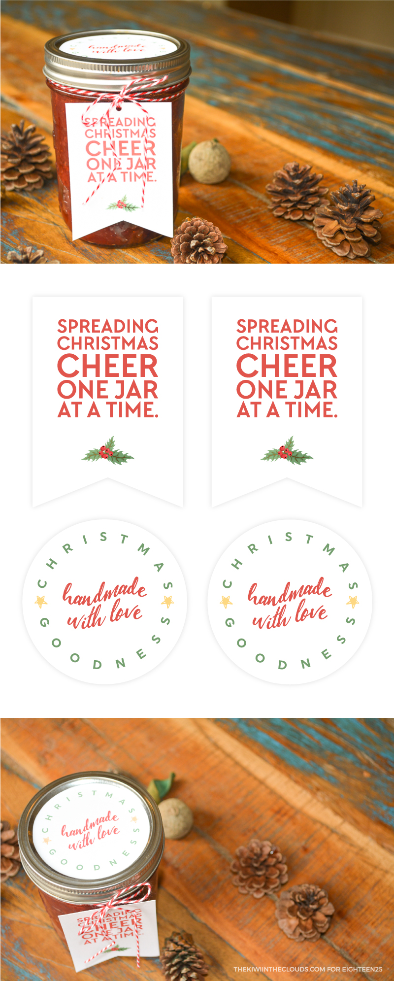 Spread Christmas Cheer Gift Tags - Eighteen25