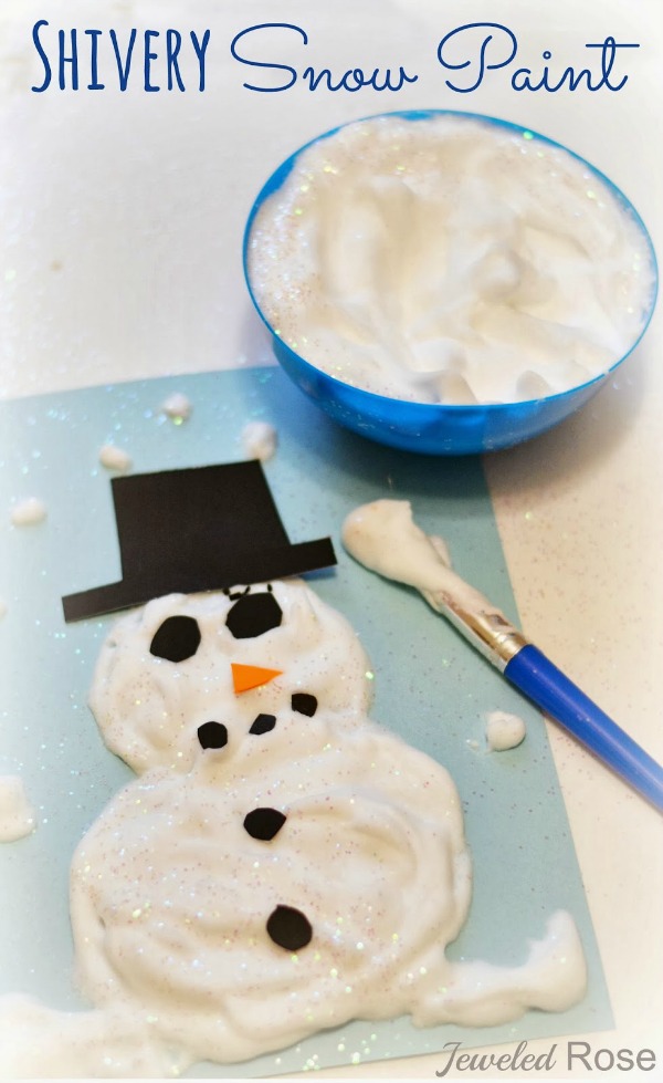Puffy Snow Paint | Christmas Crafts