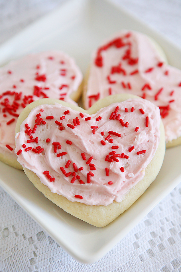 valentines sugar cookies