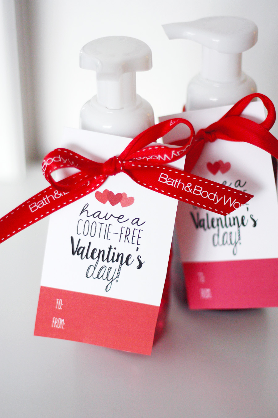 Have a Cootie-Free Valentine's Day! | Free Printable Valentine's Day Tag