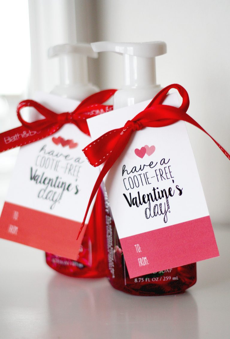 Valentine's Day Cootie Free Tags - Eighteen25