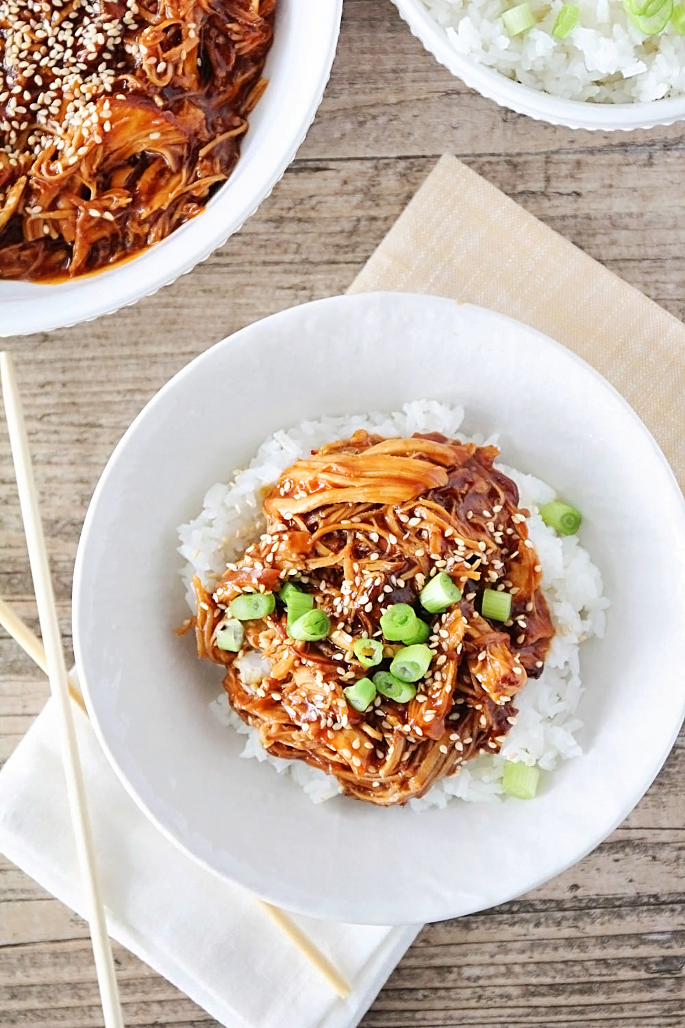 Instant Pot Honey Sesame Chicken from the Baker Upstairs