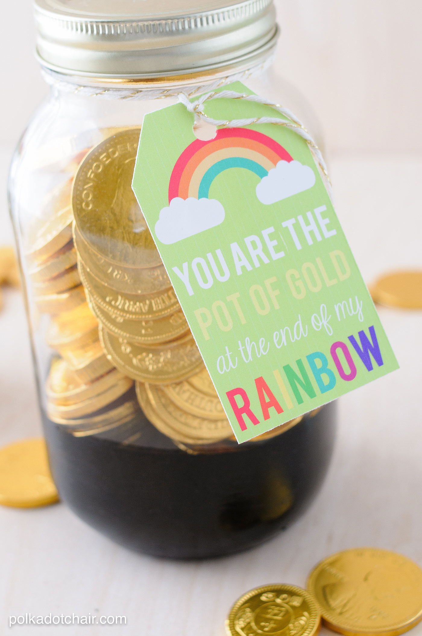You Are the Pot Of Gold | Polkadot Chair