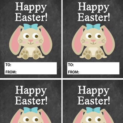 Printable Happy Easter Tags