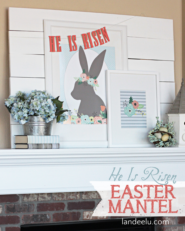 Pretty Easter Mantel Ideas | Easter Decorations