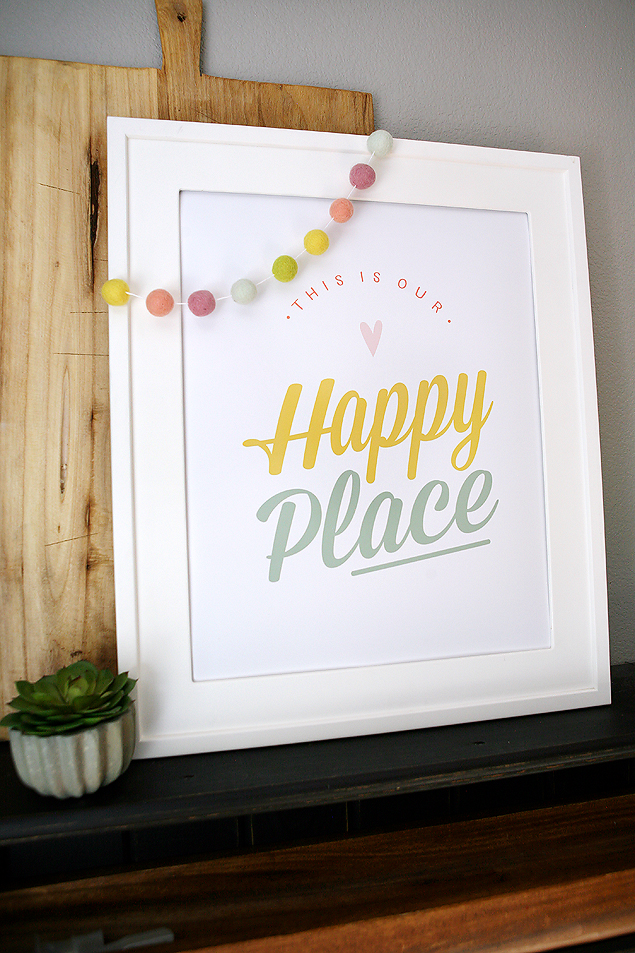 This Is Our Happy Place Print | Free Prints For Your Home