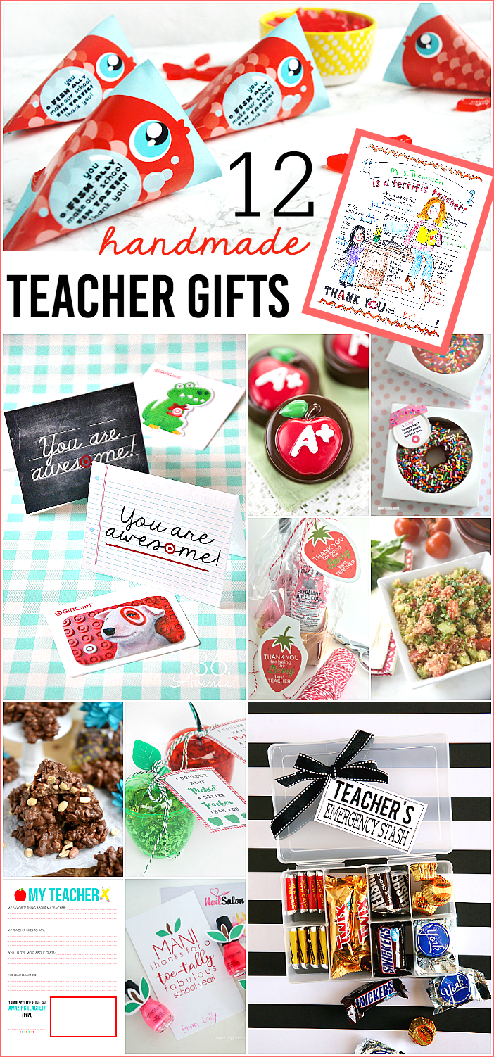 Handmade Teacher Gifts Long Image