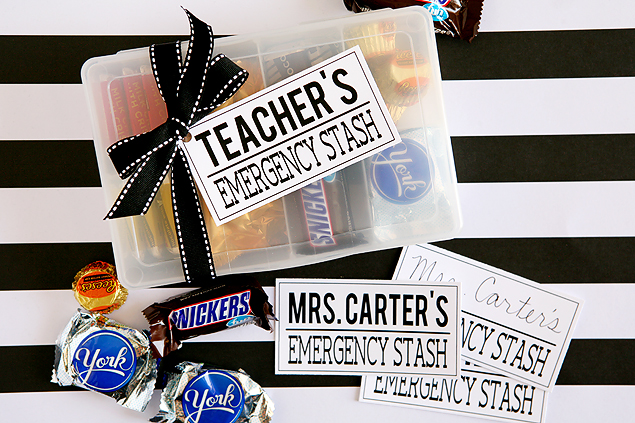 Teachers Emergency Stash | Teacher Appreciation Gift Ideas