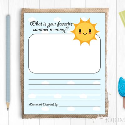 Draw and Write Summer Activity Page