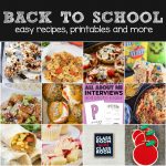 Back to School Recipes and Ideas
