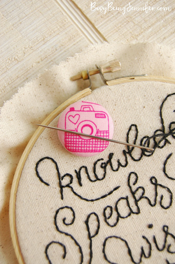 Easy DIY Needle Minder via Busy Being Jennifer | Show and Tell Link Party
