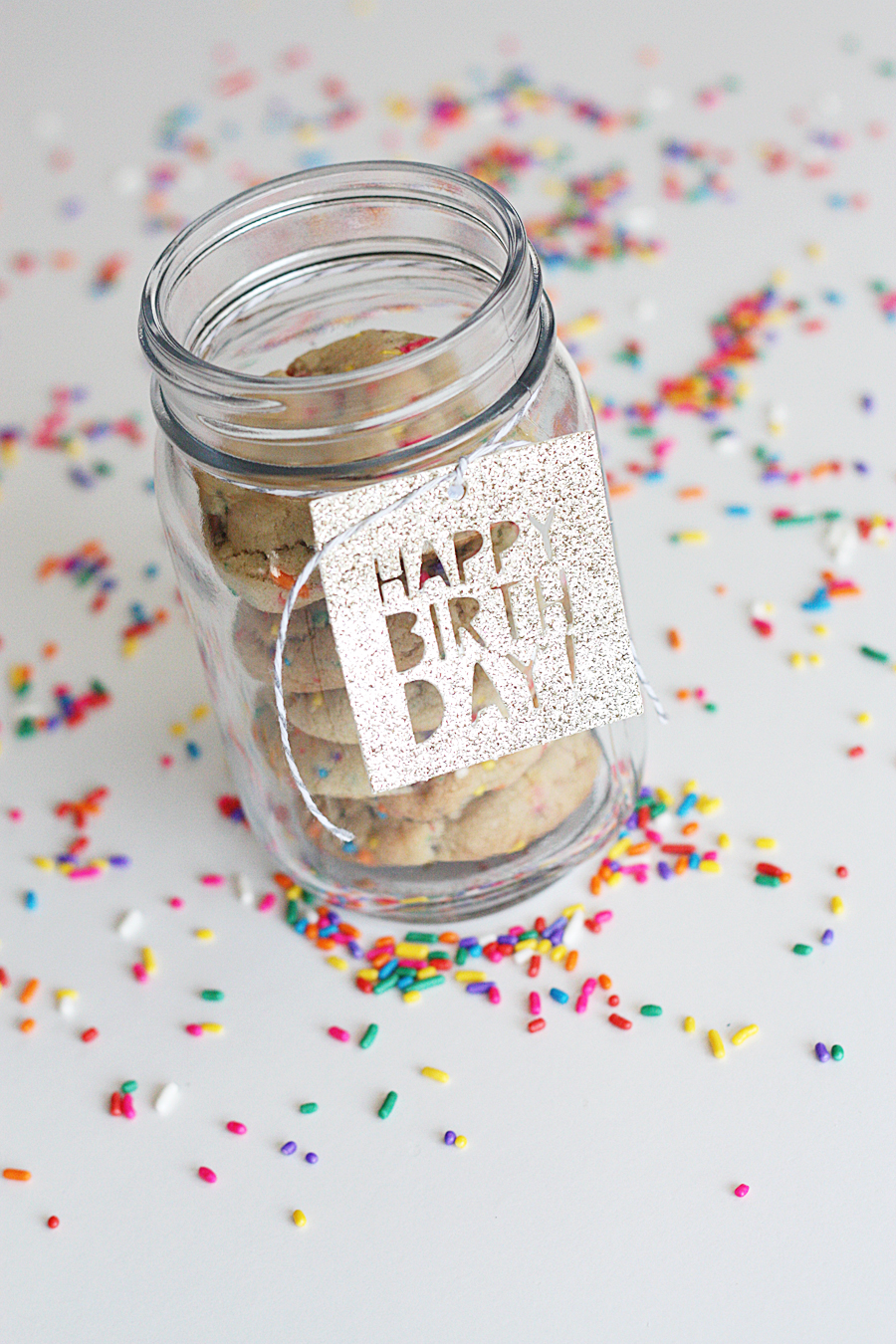 Featured image of post Happy Birthday Glitter Gift Happy birthday to from sticker for gift tag labels