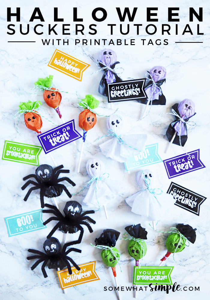 Halloween Spider Suckers | Fun Halloween Kids Crafts
