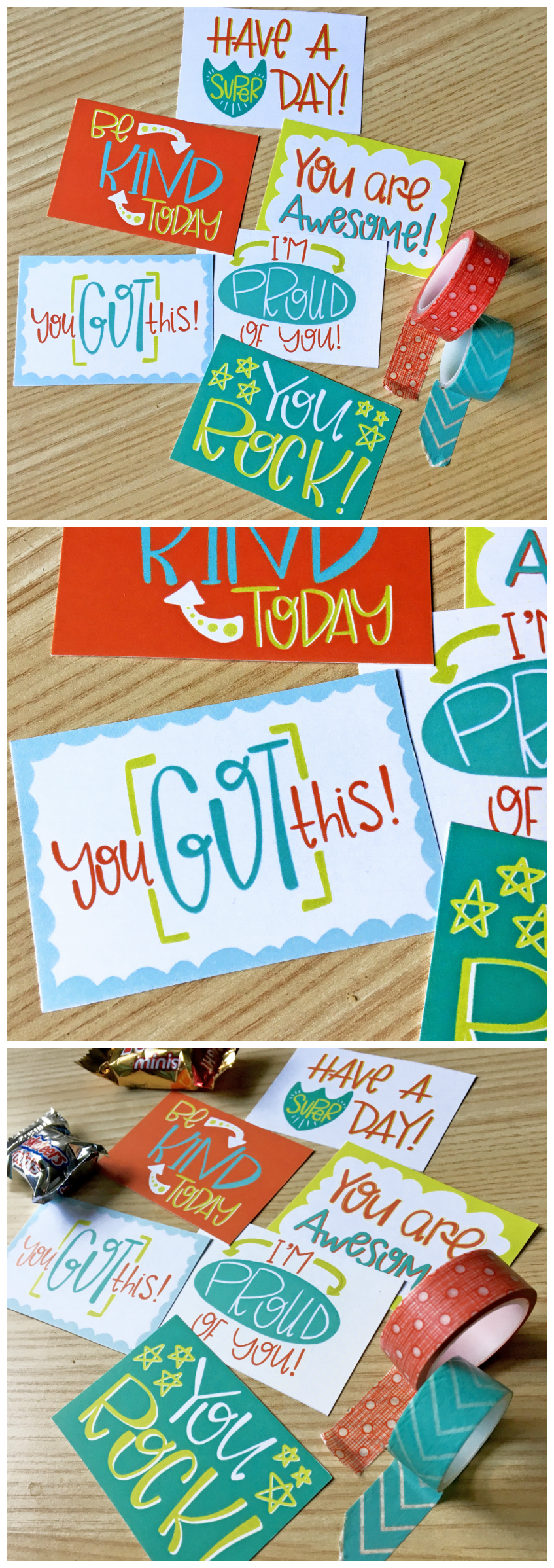 Encouraging Lunch Box Notes | The cutest lunch box notes you can print for free at home! 