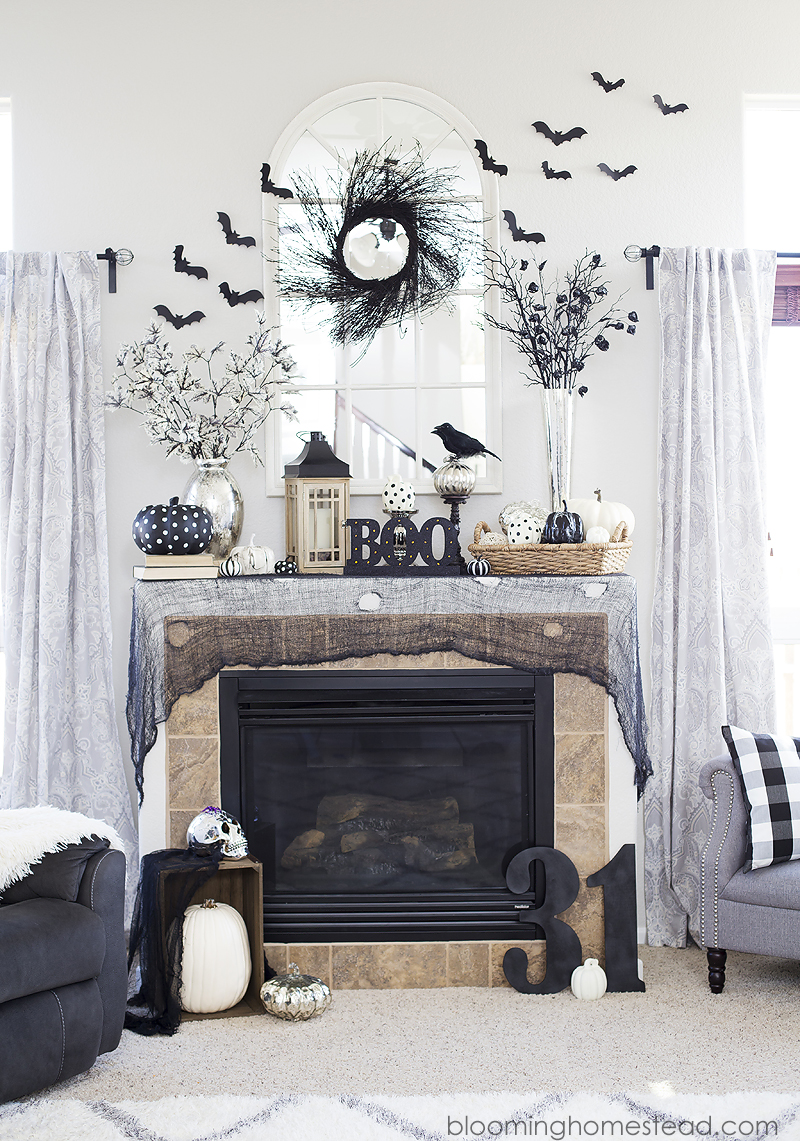 DIY Glam Halloween Wreath - Eighteen25