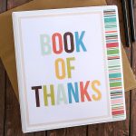 Printable Book of Thanks