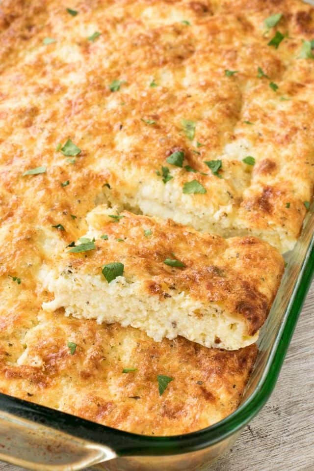 Planning the Perfect Christmas Brunch | Cheesy Egg Casserole from Crazy for Crust