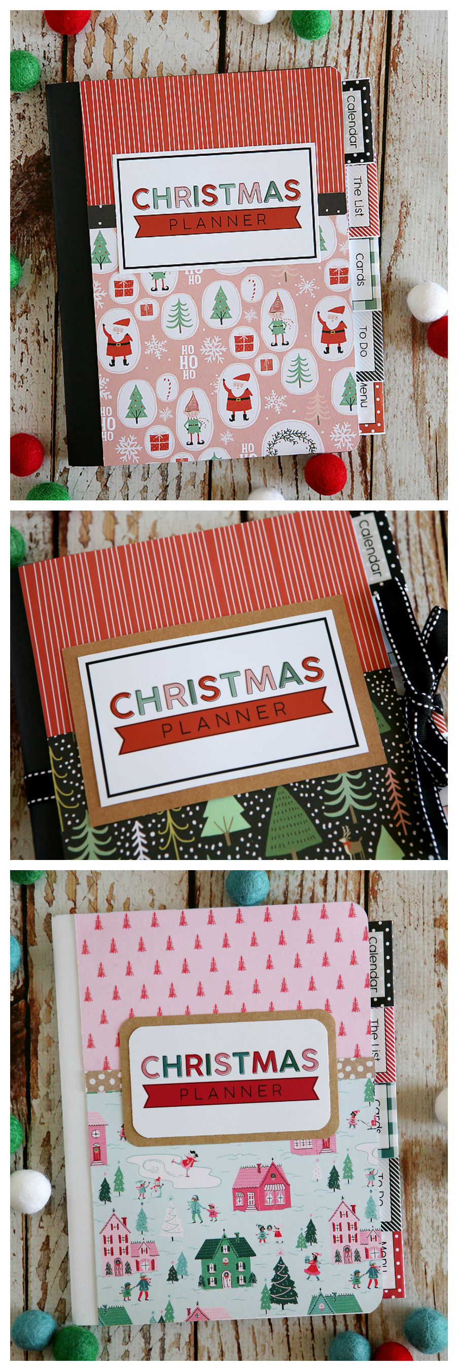 Christmas Planners with Free Printables | Make a Christmas Planner for just a couple dollars! 