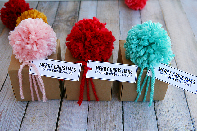 Christmas Treat Gift Boxes - DIY Christmas Gift