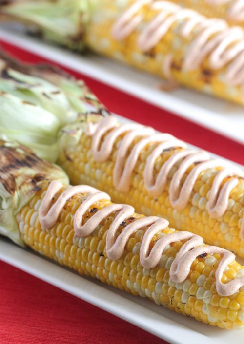 Creamy Taco Grilled Corn on the Cob | Picky Palate