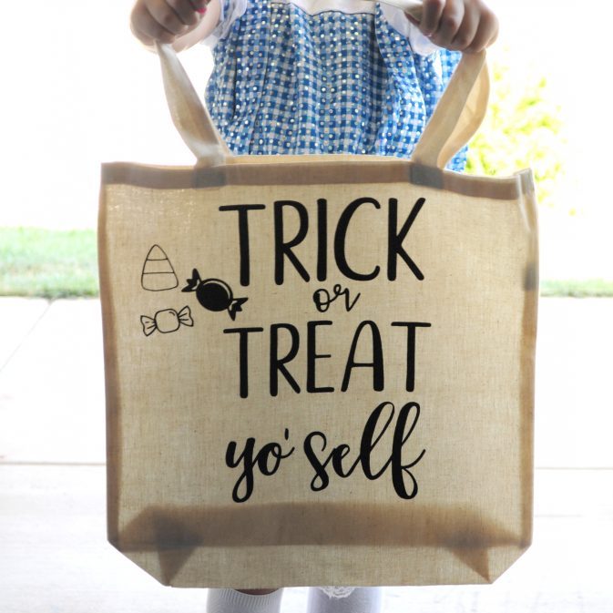 DIY Canvas Trick or Treat Bag - Eighteen25