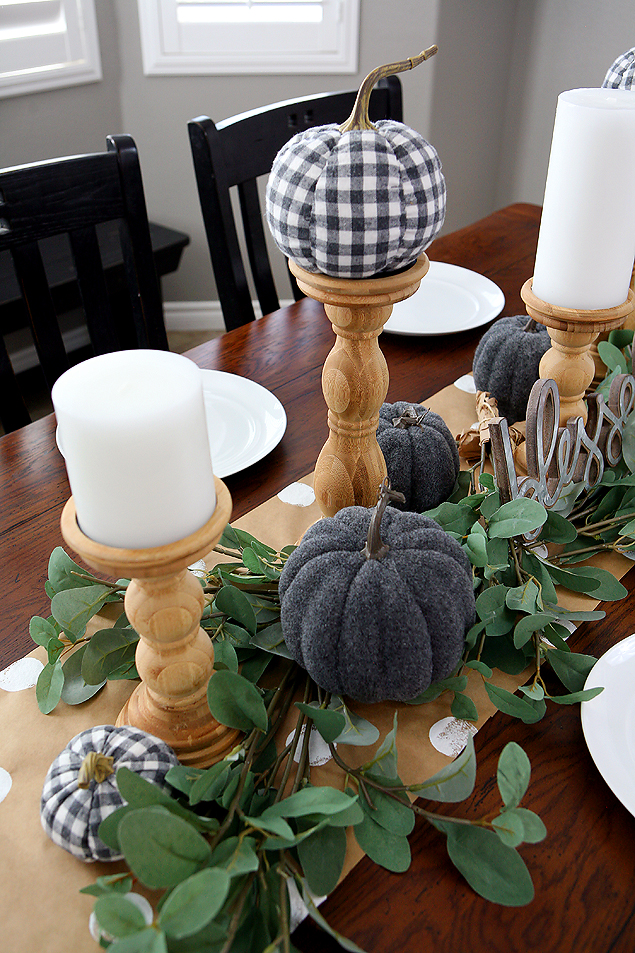 Fall Farmhouse Tablescape - Eighteen25