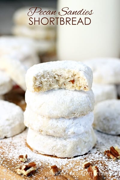 Pecan Sandies Shortbread Cookies | Let's Dish