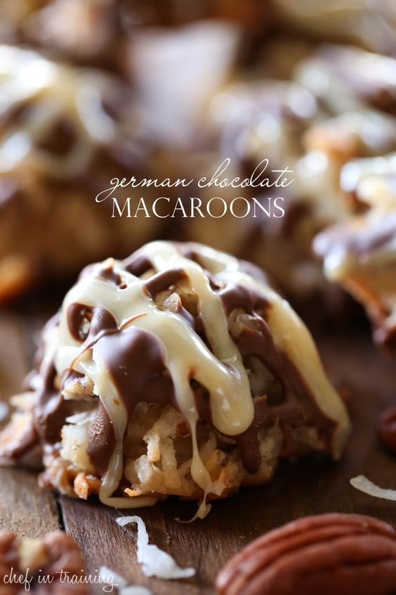German Chocolate Macaroons | Chef in Training