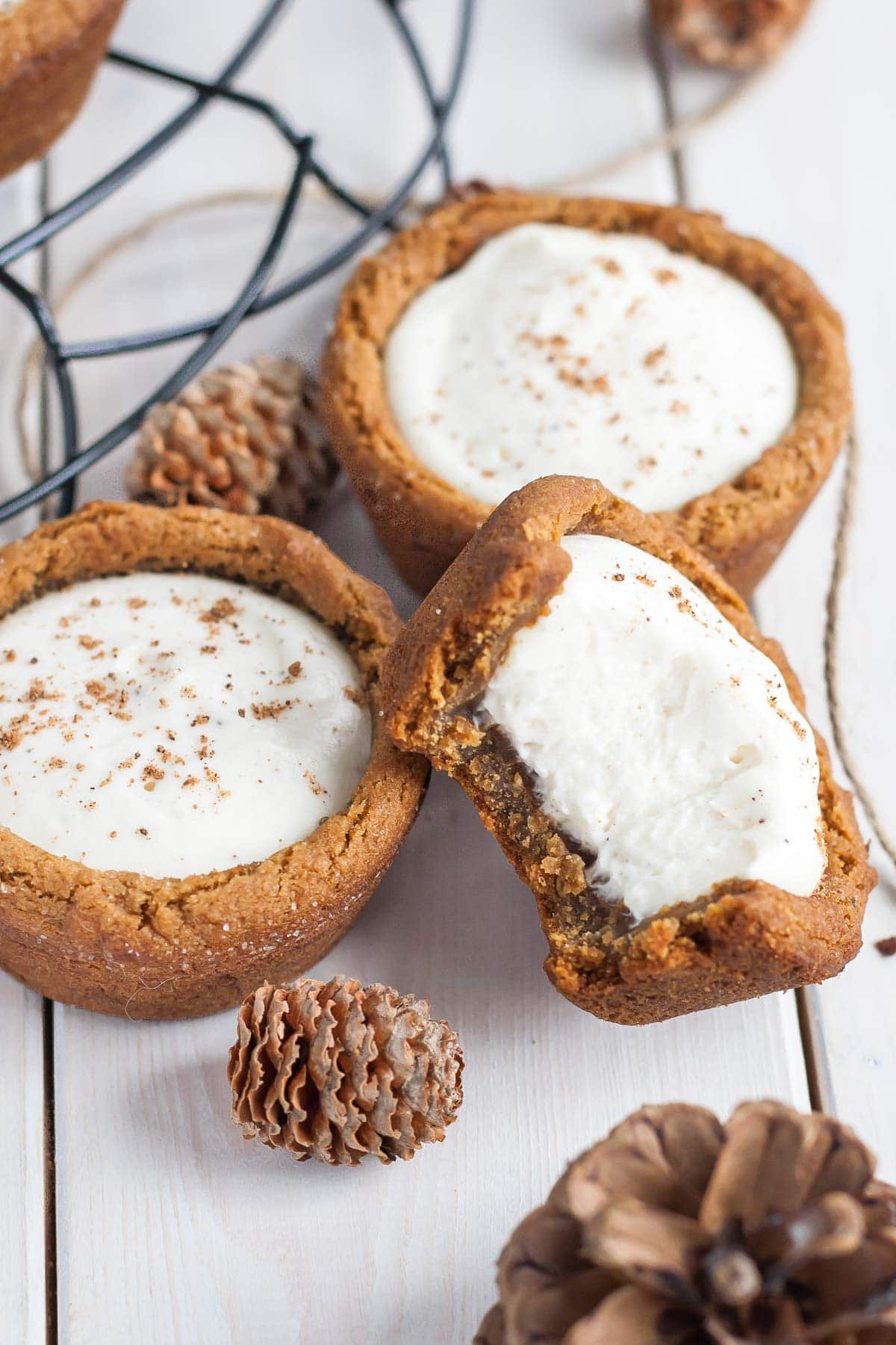 Eggnog Cheesecake Cookie Cups | Liv For Cake