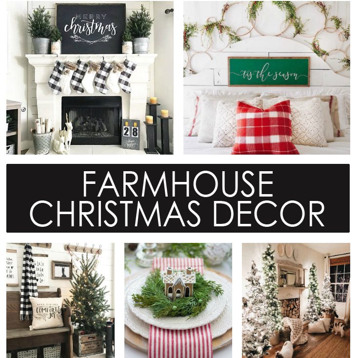 Farmhouse Christmas Decor - Eighteen25