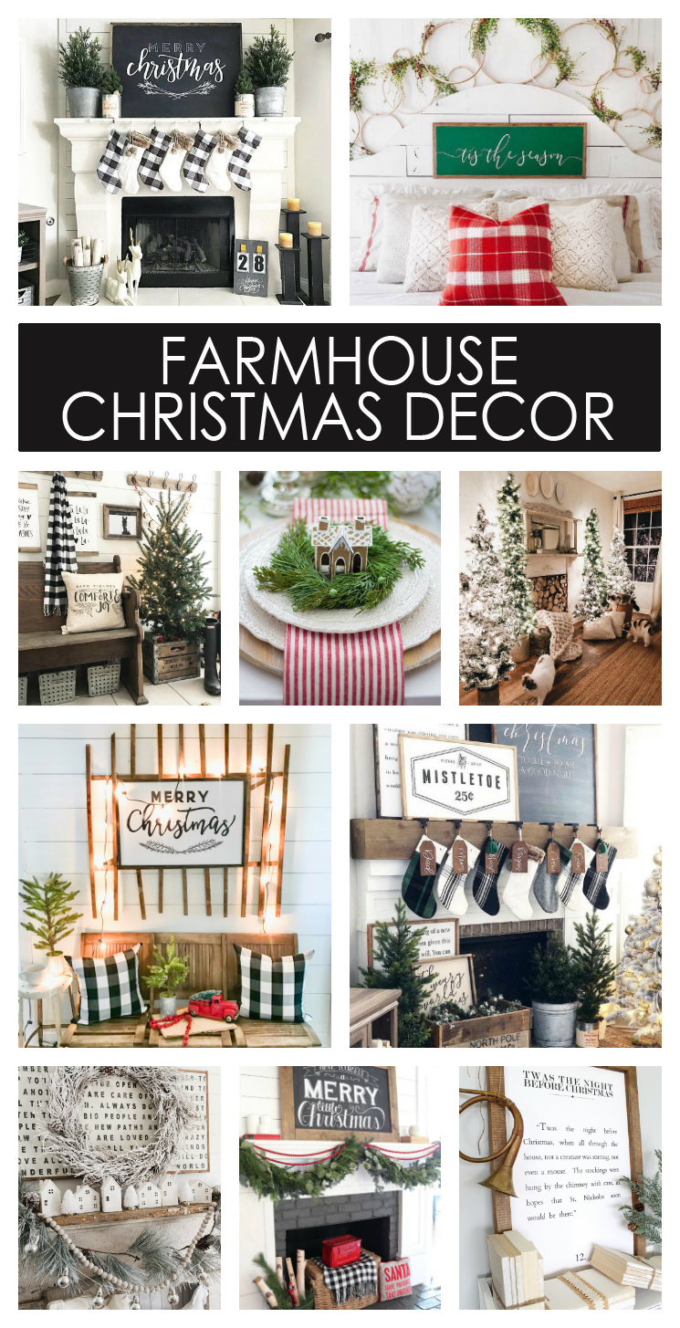 Farmhouse Christmas Decor - Eighteen25