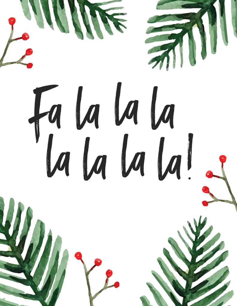 Free Christmas Printables That'll Look Great In Your Home | Eighteen25