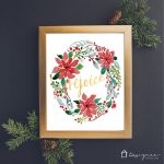 Free Christmas Printables That'll Look Great In Your Home | Eighteen25