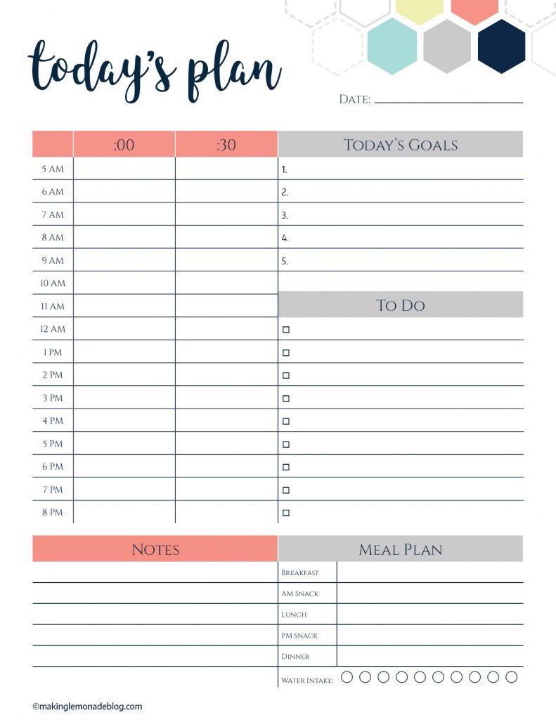 cute to do list template printable