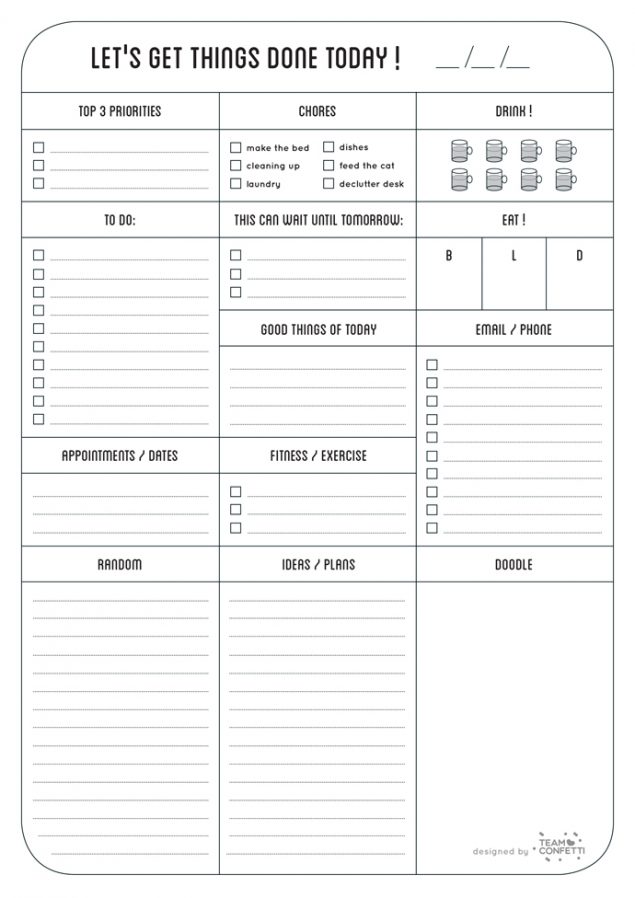 Printable To Do List You Can Print For Free Eighteen25