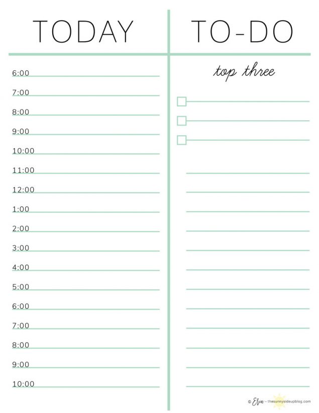 todo list print