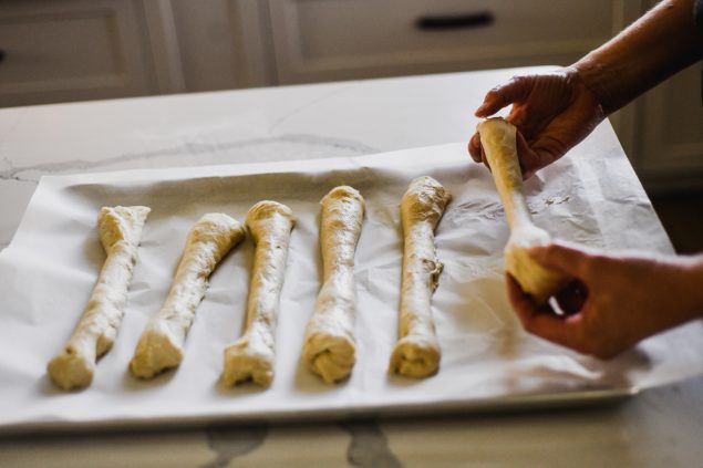 Making Bone Breadsticks